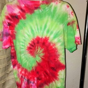 watermelon tie dye matching mask